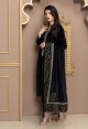 BLACK SEQUIN DUPATTA SET